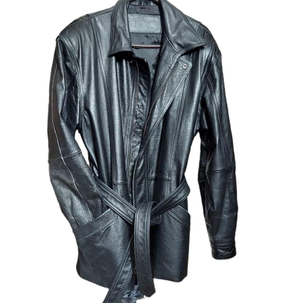 Black Leather Jacket SZ L